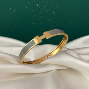 The Golden H-Chic Enamel Cuff
