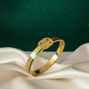 The Golden Heritage Interlock Cuff