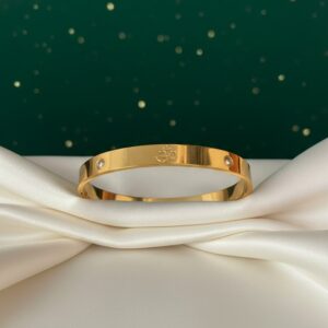 The Golden Om Serenity Bangle
